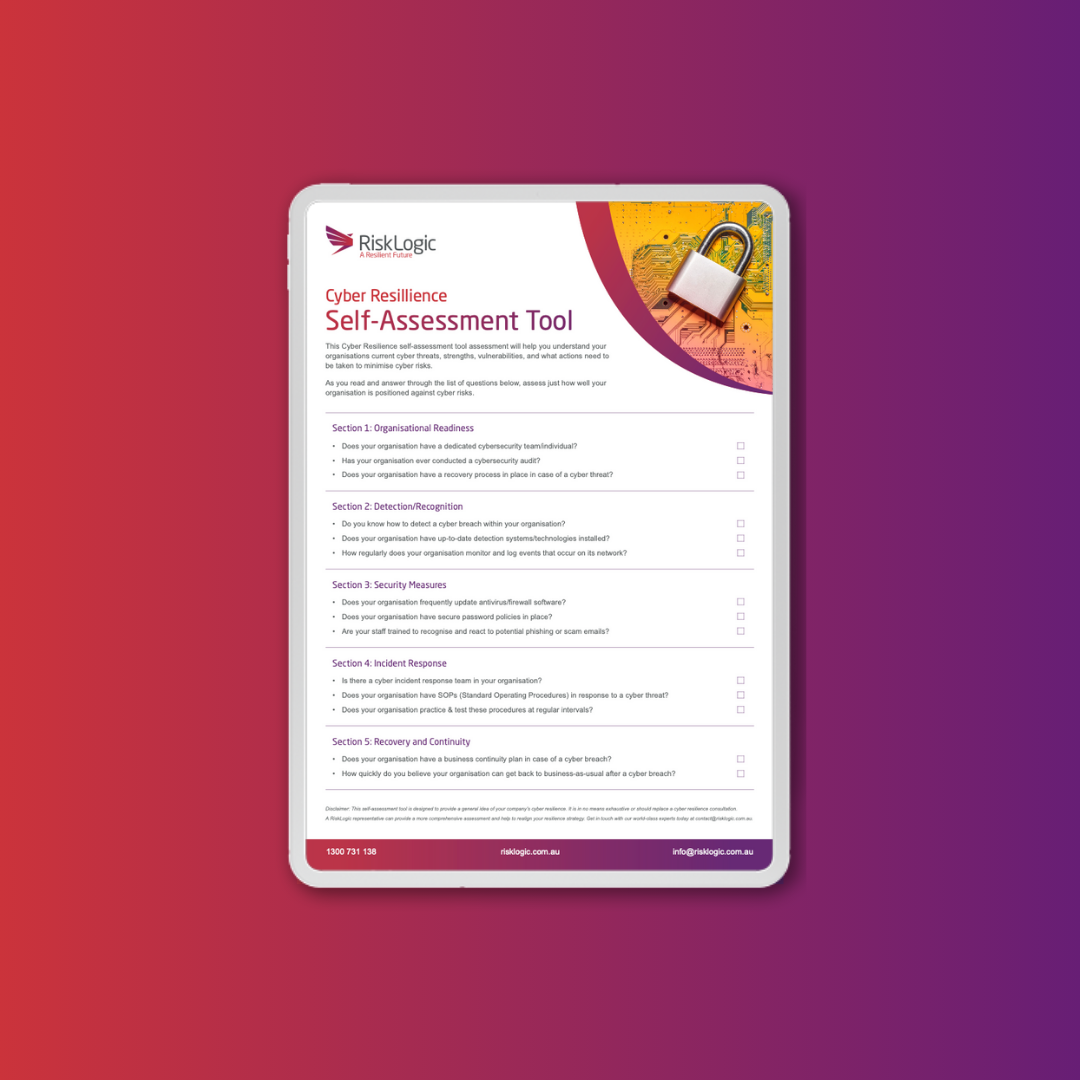 Cyber Resilience Self-Assessment Tool